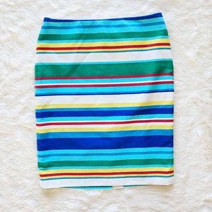 Tabolts Multi-colored Striped Skirt Sz10P